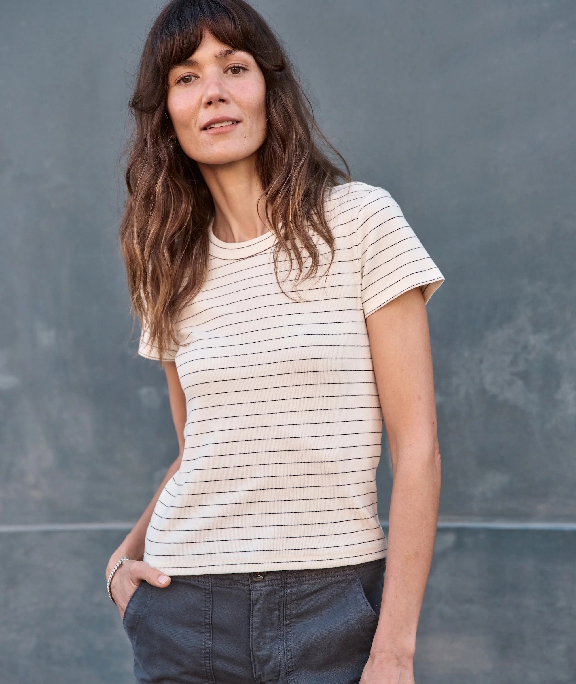 Lexi Rib Sun-In Crew Tee - Image 4
